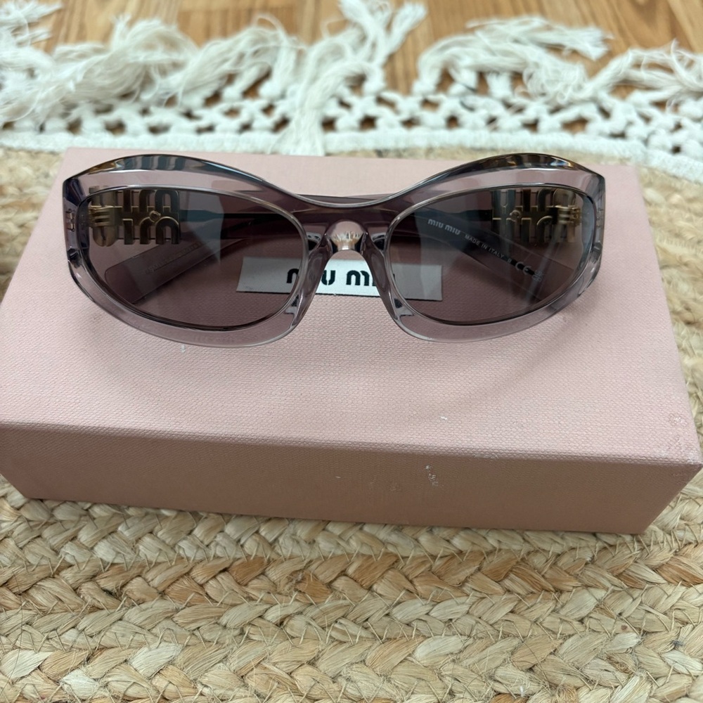 Miu Miu MU14ZS Violet Sunglasses